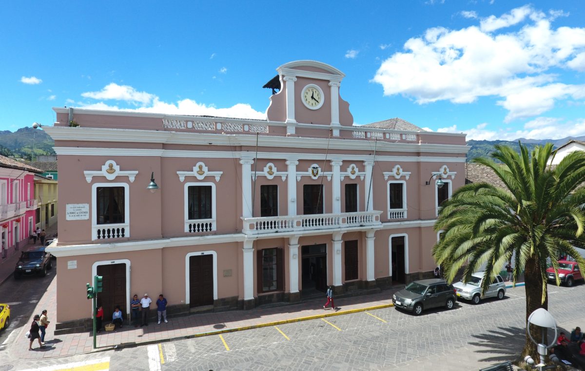 El Palacio Municipal Guaranda