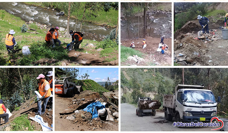 MUNICIPIO DE GUARANDA REALIZA TRABAJOS DE MANTENIMIENTO Y LIMPIEZA