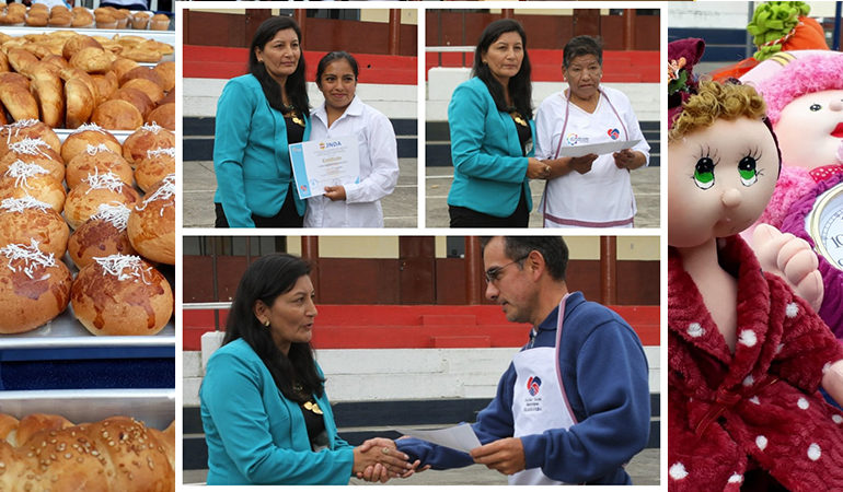 ACCIÓN SOCIAL CLAUSURA CURSO DE PANADERÍA Y MANUALIDADES