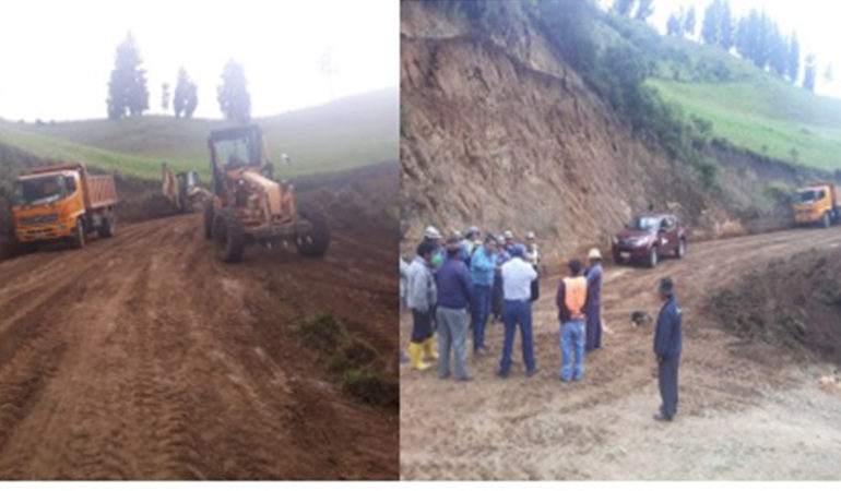 CONTINUAN TRABAJOS EN LA COMUNIDAD CHIVUCO