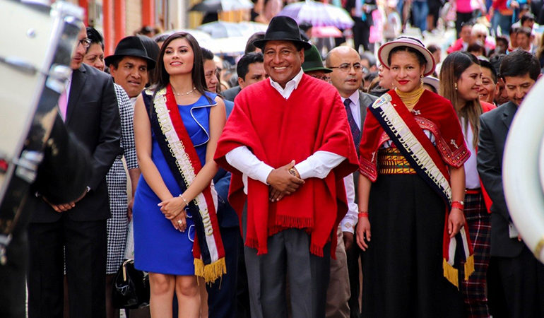 SE CELEBRÓ LOS 199 AÑOS DE LA INDEPENDENCIA DE GUARANDA  CAMINO AL BICENTENARIO