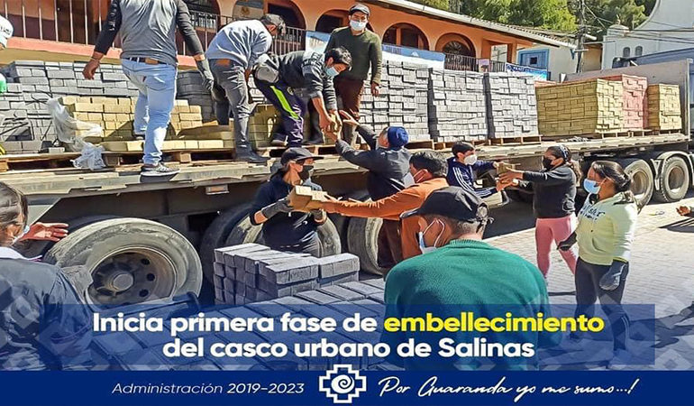 INICIA PRIMERA FASE DE EMBELLECIMIENTO DEL CASCO URBANO DE SALINAS