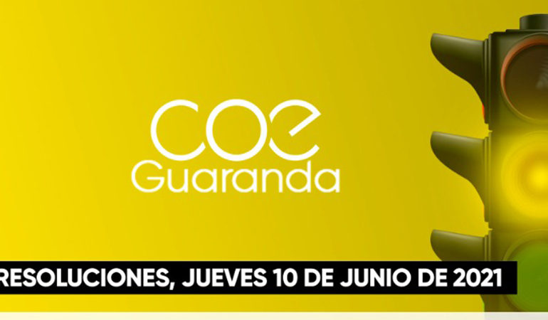 COE GUARANDA RESUELVE ACOGERSE A MEDIDAS NACIONALES