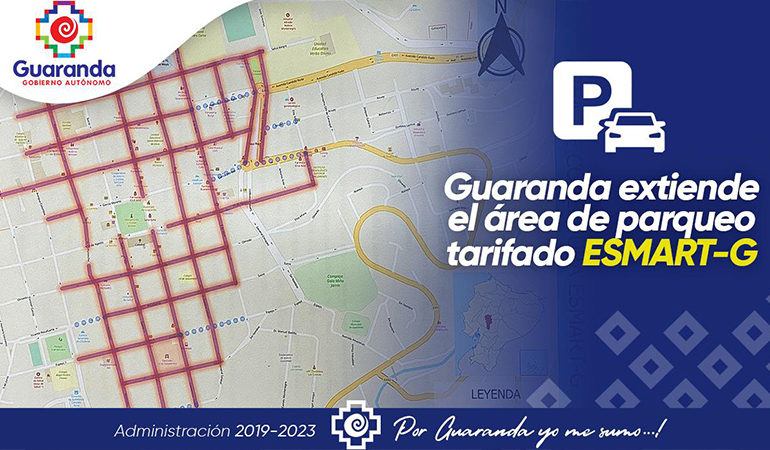 GUARANDA EXTIENDE EL ÁREA DE PARQUEO TARIFADO “ESMART-G”