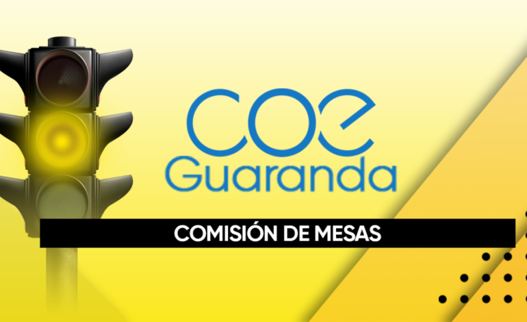 “COMISIÓN DE MESAS” DEL COE GUARANDA EVALÚA SOLICITUDES DE FUNCIONAMIENTO