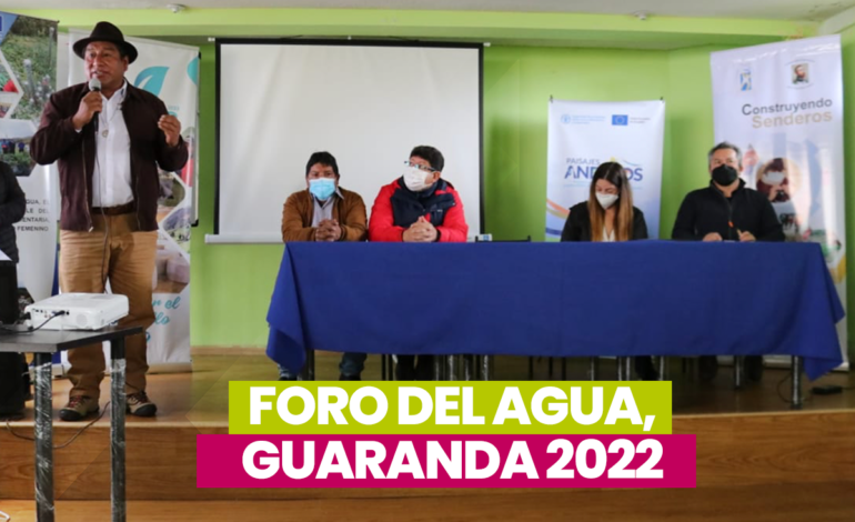 FORO DEL “AGUA, GUARANDA 2022”