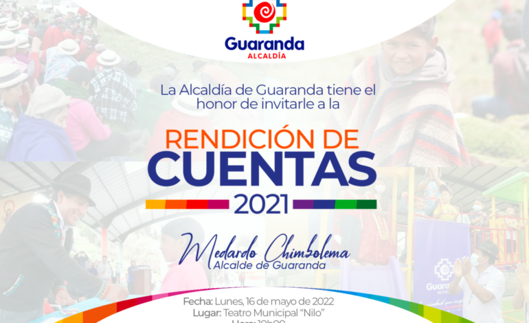 Invitación Rendición de Cuentas 2021