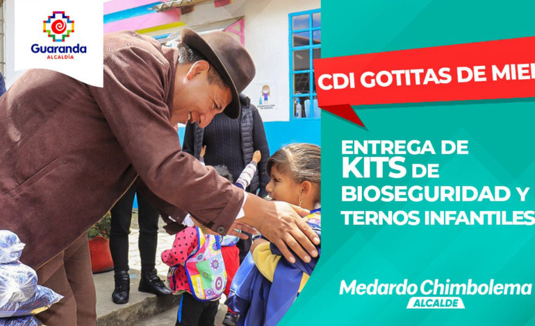 ACCIÓN SOCIAL ENTREGA KITS DE BIOSEGURIDAD A 36 CDI DEL CANTÓN