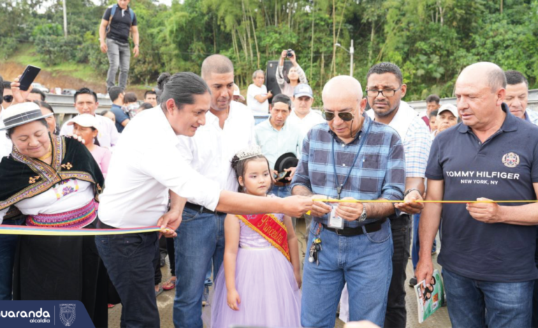 Puente Bailey fue Terminado en San Luis de Pambil