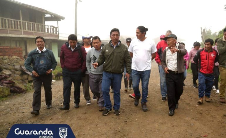 ALCALDE REALIZA RECORRIDOS EN TERRITORIO