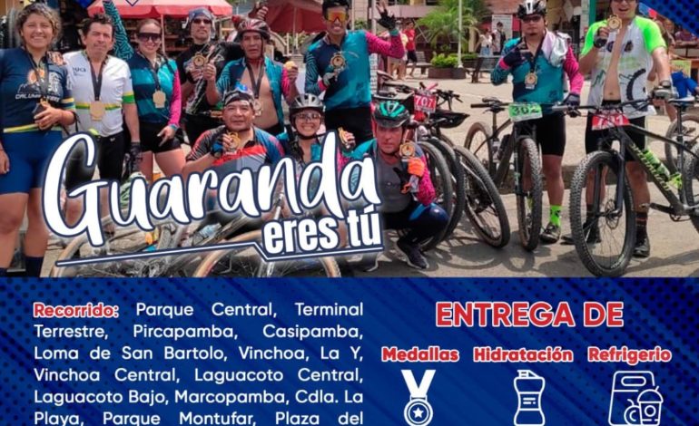 PARTICIPA DEL CICLOPASEO TURÍSTICO ‘GUARANDA ERES TÚ 2023’