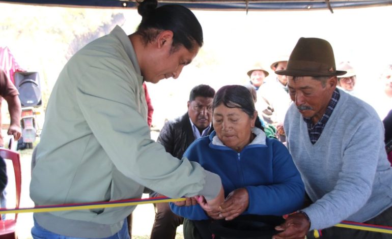 LA MUNICIPALIDAD DEL CANTÓN GUARANDA EJECUTÓ TRABAJOS DE VIALIDAD EN LA COMUNIDAD DE CHAUPI MILLAN