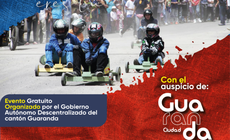 PARTICIPA EN LA CARRERA DE COCHES DE MADERA ‘GUARANDA ERES TÚ 2023’