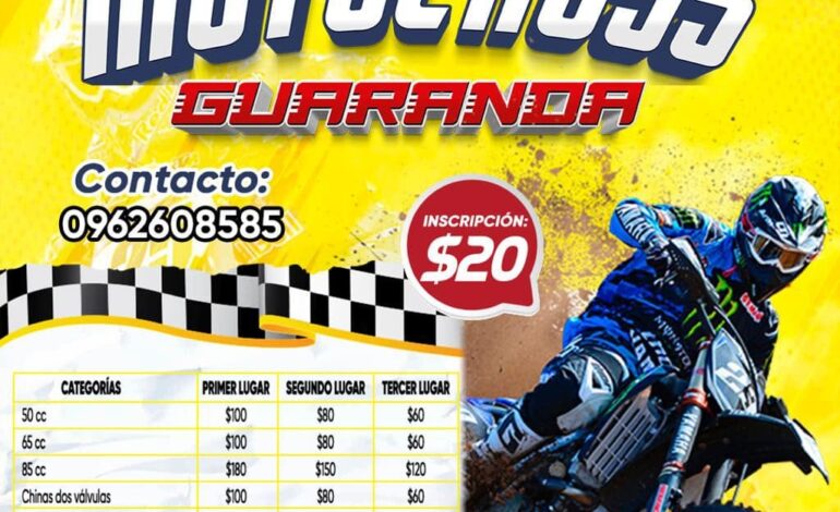 GUARANDA VIVE SU INDEPENDENCIA, VEN Y PARTICIPA EN LA CARRERA DE MOTOCROSS