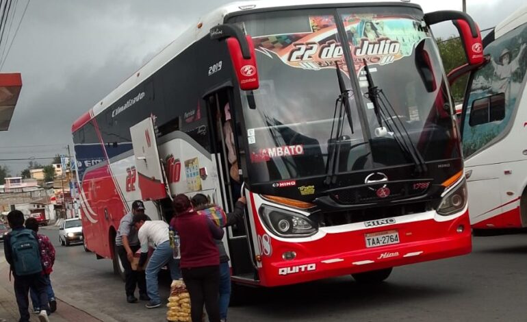 SELLADO DE BUSES INTERPROVINCIALES EN GUARANDA