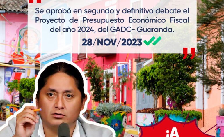 CONCEJO MUNICIPAL APROBÓ PRESUPUESTO ECONÓMICO 2024